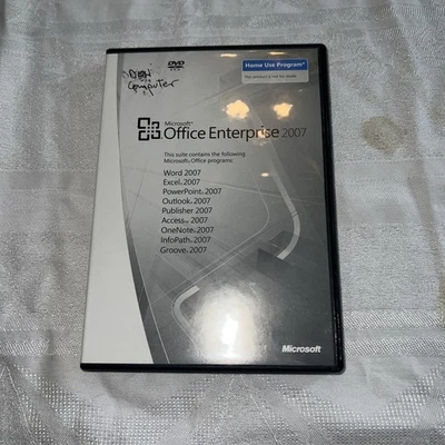 Microsoft Office Enterprise 2007 (Home Use) w/Key (Word, PowerPoint, Excel, Etc) - Image 1 of 2