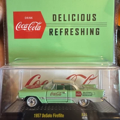 M2 Machines Coca-Cola Release A24 1957 DeSoto Fireflite - Image 1 of 4