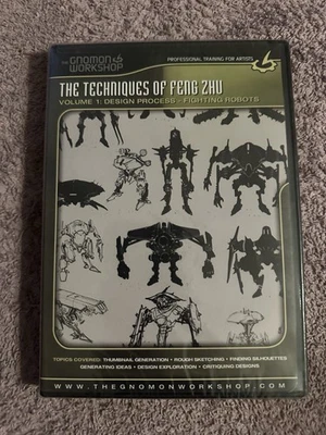Techniques of Feng Zhu Volume 1 Design Process Fighting Robots DVD Brand New Oop — 第 1/3 张图片