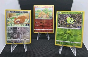 3 Stück - Pokemon Go Peelable Dito Numel 013/078 Spinarak 006 Bidoof 059/078 - Bild 1 von 10