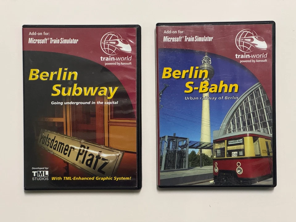 Berlin Subway / Berlin S-Bahn - Microsoft Train Simulator Add-On - PC CD-Rom - Image 1 of 4