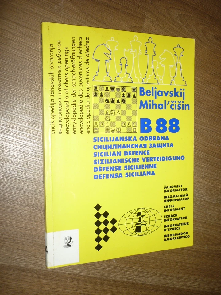 Echecs Chess Beliavski Mikhalchishin : B 88 Sicilian defence Sahovski Informator - Photo 1/1