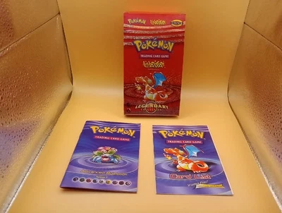 Pokemon Lava Theme Deck Legendary Collection Charizard Artwork EMPTY BOX Inserts - Image 1 of 4