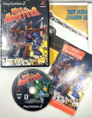 War of the Monsters (Sony PlayStation 2, 2003) PS2 CIB with Map - Image 1 of 4