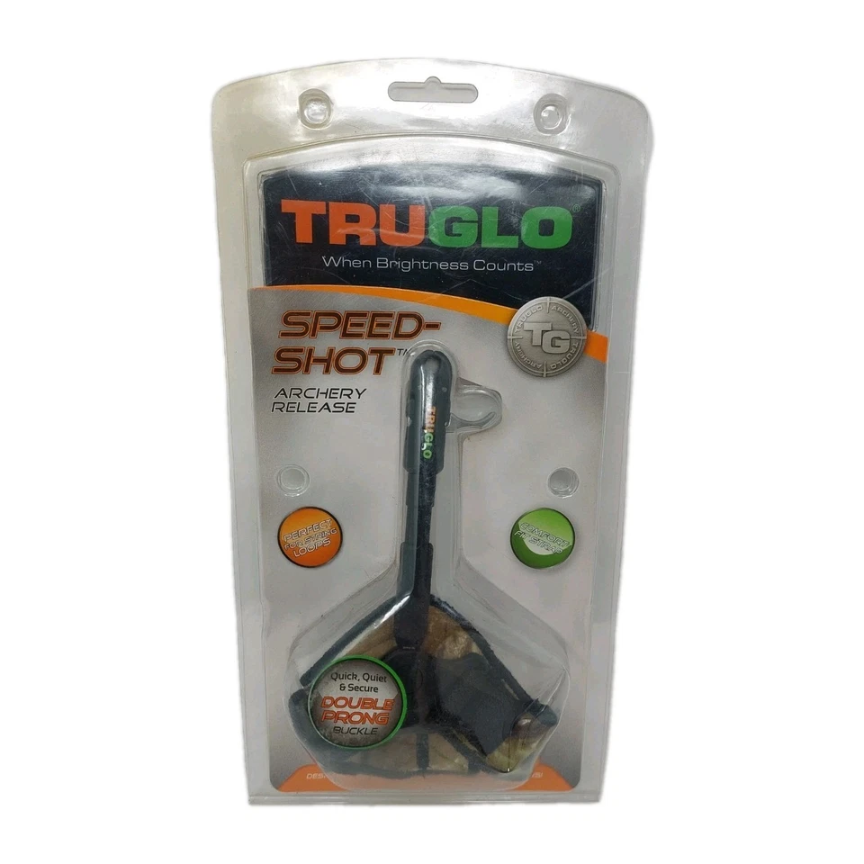 TRUGLO SPEED-SHOT Dual-Jaw Ultra-Quiet Micro-Adjustable Archery Release Trigger - Image 1 of 4
