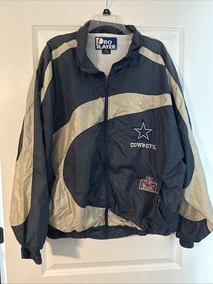 Cortavientos Vintage Años 90 Dallas Cowboys Pro Player XL DEFECTOS NFL Foto 1 de 4