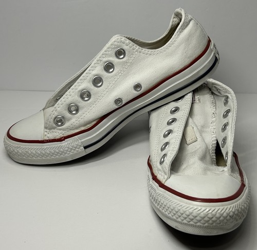 Scarpe Converse donna 7 Chuck Taylor All Star sneakers bianche basse W7652
