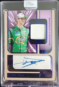 Daniel Suarez 2025 Panini Turn Four NASCAR Race-Worn Fire Suit Auto #05/49 - Picture 1 of 2