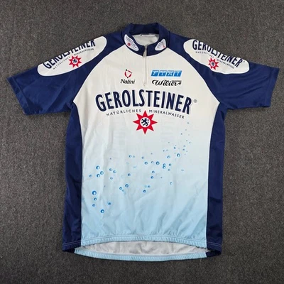 Jersey de ciclismo Gerolsteiner para hombre FIAT Wilier Triestina talla 6 hecho en Italia Foto 1 de 4