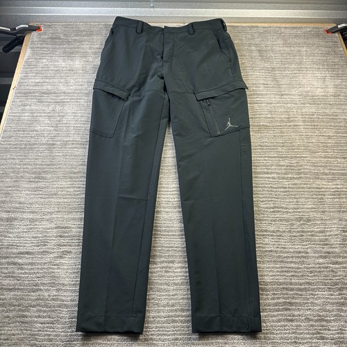 Jordan Pantaloni da Golf Uomo 32x34 Nero Pantaloni Slim Fit Cargo