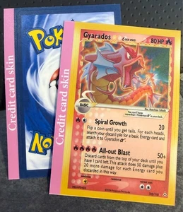 Gyarados Pokémon Debit Credit Card Skin - Small Chip - Matte - Picture 1 of 3