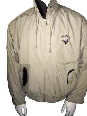 Gear for Sports Medium Beige Poly/Cotton Rain Jacket Sweetwater Logo - Image 1 of 4
