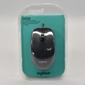 Logitech M100 full-size corded mouse - Picture 1 of 2