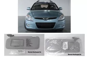 π2PCS=Sun Visor LEFT+RIGHT Assy Gray 1SET For HYUNDAI π i30 i30CW 2008-2011 - Picture 1 of 10
