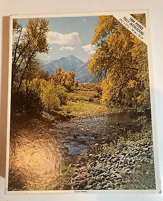 Rompecabezas sellado ROCKY STREAM Whitman 1000 piezas nuevo de colección NUEVO Foto 1 de 2