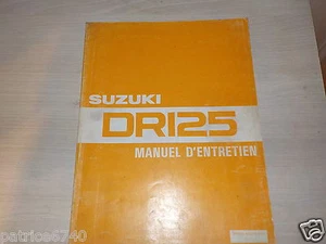 MANUEL D ENTRETIEN SUZUKI DR125. - Picture 1 of 1