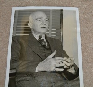 ORIGINAL FOUNDER GENERAL MOTORS PHOTO CHARLES MOTT FLINT MICHIGAN VINTAGE