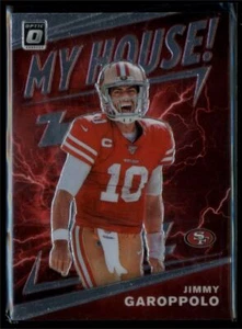 2020 Donruss Optic My House! Jimmy Garoppolo San Francisco 49ers #MH-10 - Picture 1 of 2