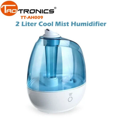 TaoTronics Cool Mist Humidifier 2 Liter Quiet Waterless BPA-Free TT-AH009 DI09 - Image 1 of 4