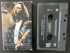 ERIC CLAPTON TEARS IN HEAVEN CASSETTE SINGLE ORIGINAL 1992 DOBLY HX PRO - Picture 1 of 2