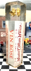 Acryl Zapfhahn Griffe 4 1/4" Meisterkeller Weine Vin Rose Burgund ANHEUSER BUSCH - Bild 1 von 5