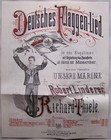 Berlin 1883 Deutsches Flaggen Lied aus der Operette " Unsere Marine"  Noten 