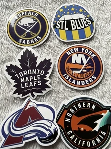 Full Set Of 50 NHL Ice Hockey 🏒 Different Stickers New And Sealed - Picture 1 of 9