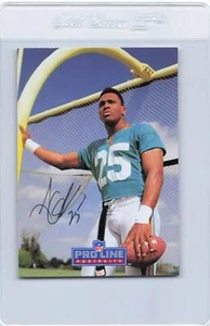 1991 Pro Line Portraits #102 Louis Oliver Dolphins Signed Auto *K6922 - Picture 1 of 2
