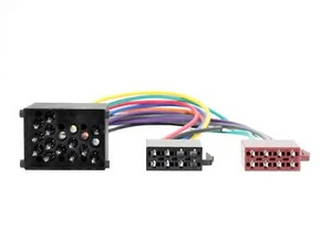 For Bmw E46 E30 E36 car radio wiring Stereo harness iso convertor loom round pin - Picture 1 of 1