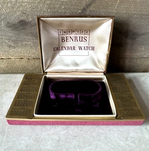 Vintage 1950’s Benrus Calendar Watch Case Only RARE! - Picture 1 of 11