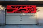 Dodge SRT 2x8ft Banner Flag Hellcat Garage Street Racing Car Man Cave Wall Decor