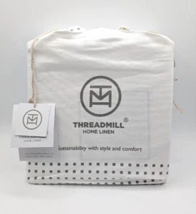 Threadmill 100% Organic Cotton Sheets 300 Thread Ct - King Size, 4 Piece - White - Picture 1 of 5