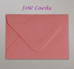 50 Pastel / Baby Pink Mini Envelopes - Ideal for Weddings - 62x94mm - Picture 1 of 1