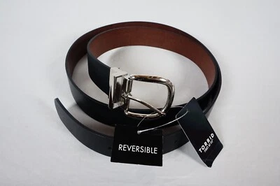 Torrid Women’s Plus 4X 26 Reversible Faux Leather Buckle Black or Brown Belt New - Image 1 of 4