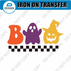 Disfraz de Halloween utilería hierro en transferencia pegatina decoraciones camiseta niñas niños - Imagen 1 de 6