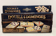 Traditions Double 6 Dominoes Mini Pieces Strategy Game NEW SEALED    F