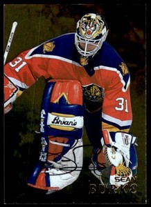 1998-99 Be a Player Autographs Gold Sean Burke Auto Florida Panthers #209