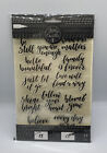 Kelly crée des timbres traçables acryliques - lettrage rebondissant PHRASES INSPIRANTES 