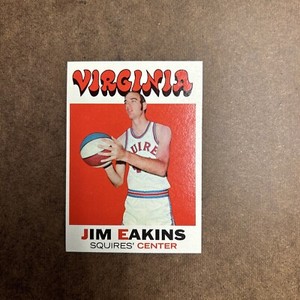 1971-72 Topps Basketball Jim Eakins Virginia Squires Rookie Card #197