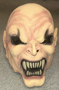 Evil Wizard Mask By Rubies Costume Co. Vintage Halloween Full Overhead Oversized - Picture 1 of 8