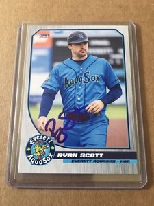 Ryan Scott Everett Aquasox 2023 Autographed Card Seattle Mariners Signed