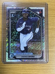 2024 Bowman Chrome #BCP-236 Andres Arias 1st Bowman Shimmer - Picture 1 of 2