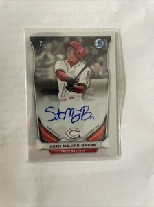 2014 Bowman Chrome Seth Mejias-Brean RC Auto 1st Bowman Card BCAP-SMB Reds - Picture 1 of 2
