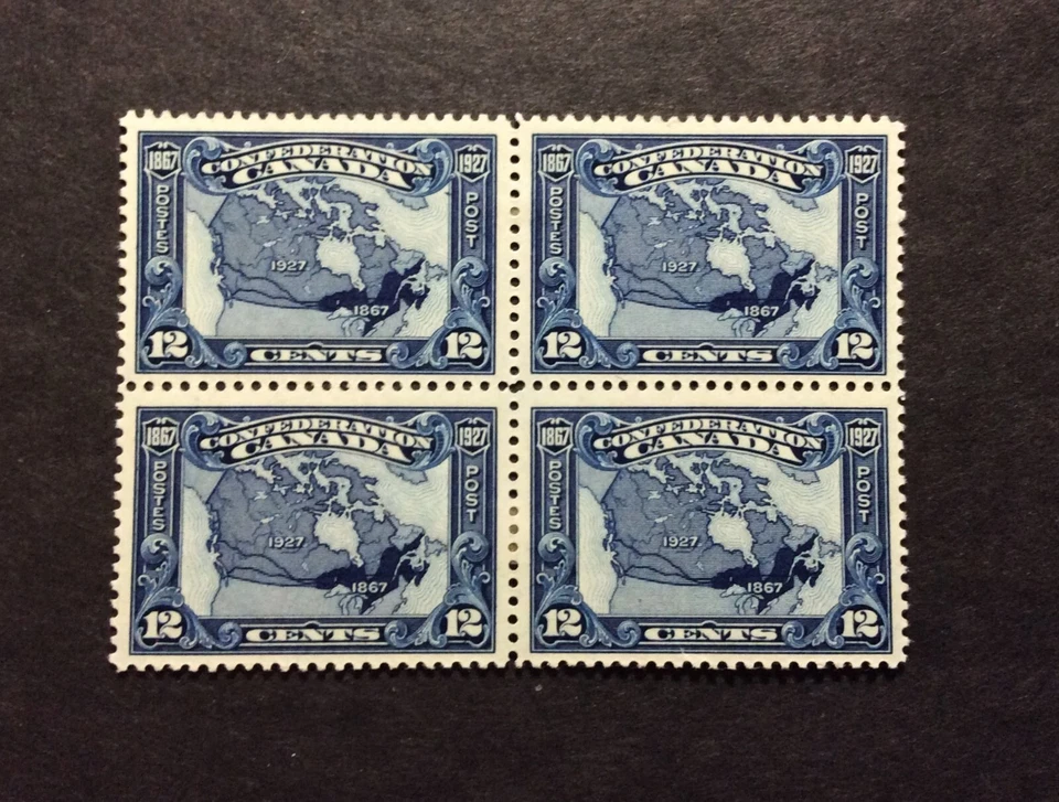 BroadviewStamps Canada #145 MH VF block.  CV$140 - Image 1 of 2