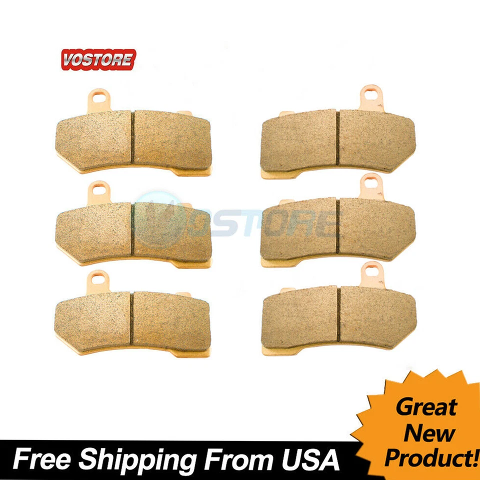 F R Brake Pads for Harley Davison Road Glide Ultra FLTRU Fa409 42850-06a 4185408