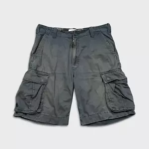 Levi's Shorts Mens Size 34 Gray Sun Faded Multi Pocketed Utility Cargo Pants - Picture 1 of 8