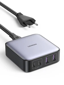 UGREEN Nexode 65W Caricatore 4 Porte Gan, Alimentatore 2 USB C E 2 A, Compatibil - Zdjęcie 1 z 12