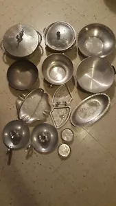 Vintage gehämmertes Aluminium 28 Teile, Lot 2 - Bild 1 von 11