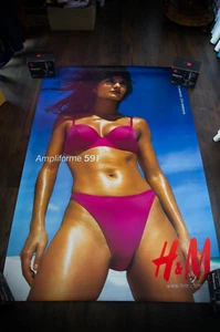 H&M HELENA CHRISTENSEN B French Bus Shelter Vintage Advertising Poster Original - Imagen 1 de 7