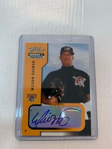 Wilson Guzman 2002 Select Rookies & Prospects Auto Card #99